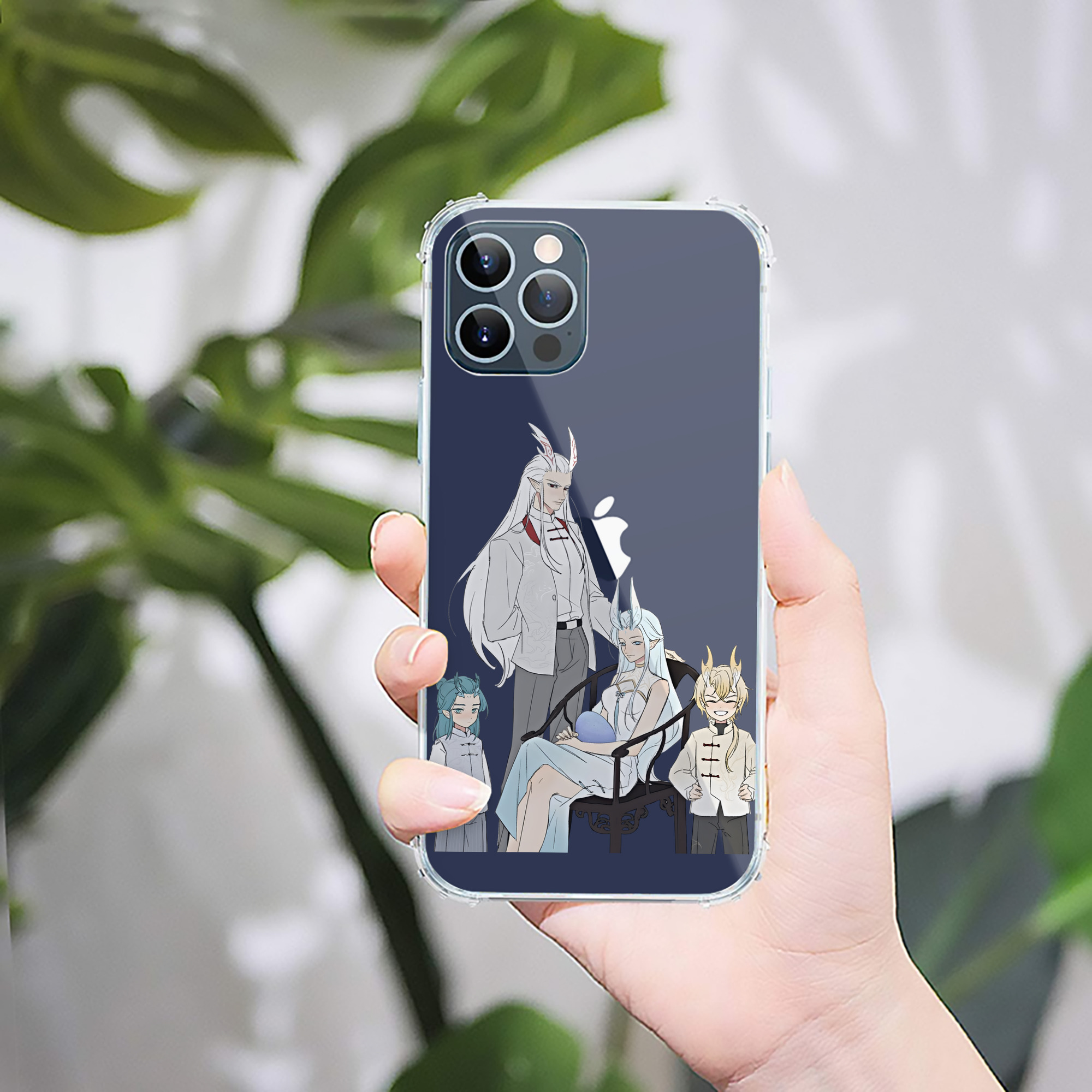 （画像用） Ne Zha 2 ナタ 魔童の大暴れ 【iPhone 12シリーズ対応】透明スマホケース（クリアソフトケース）